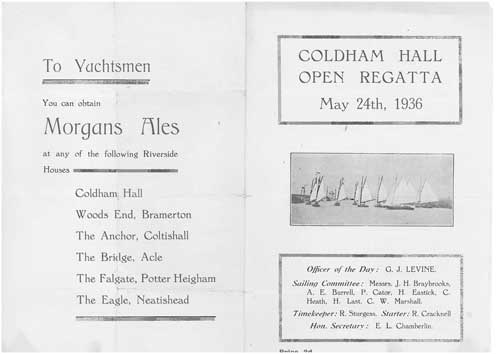 Regatta Programme 1936